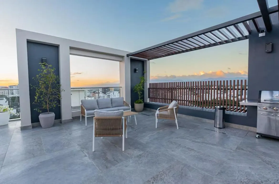 Luxury Apartment Rooftop With Two Level And Infinitive Pool Santiago De Los Caballeros